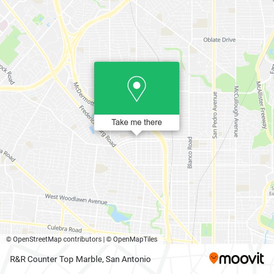 R&R Counter Top Marble map