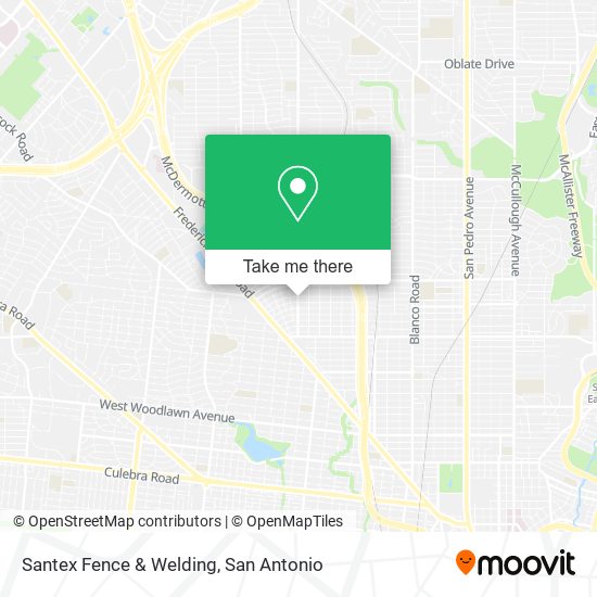 Santex Fence & Welding map