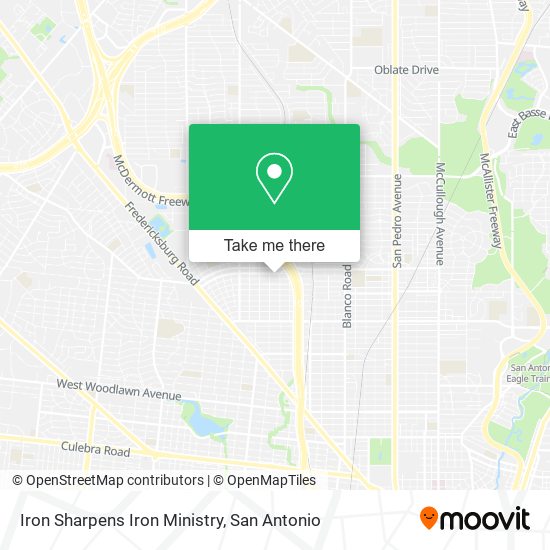 Iron Sharpens Iron Ministry map
