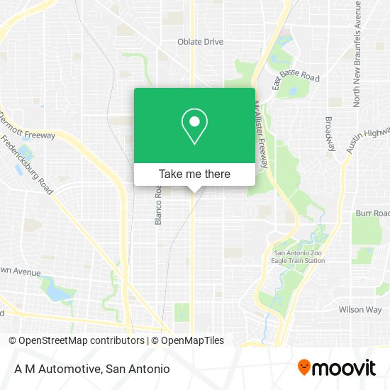 Mapa de A M Automotive