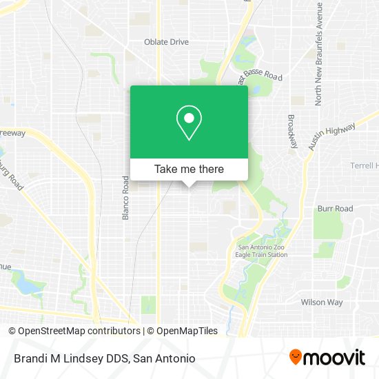 Brandi M Lindsey DDS map