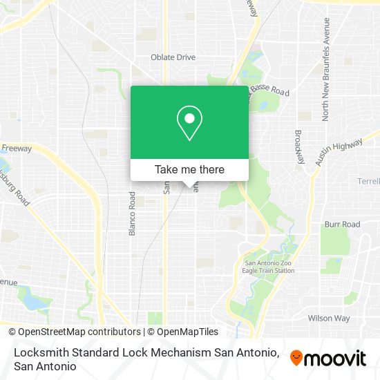 Locksmith Standard Lock Mechanism San Antonio map