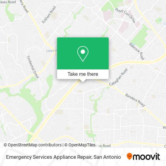 Emergency Services Appliance Repair map