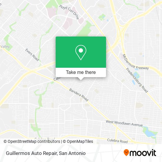 Guillermos Auto Repair map