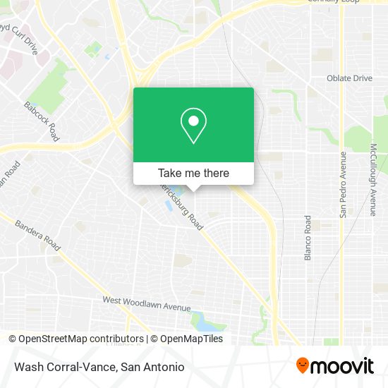 Mapa de Wash Corral-Vance