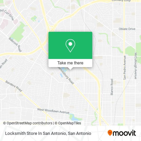 Locksmith Store In San Antonio map