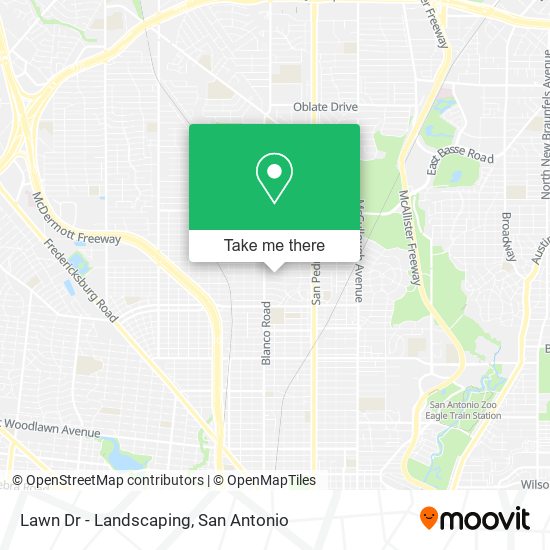 Lawn Dr - Landscaping map