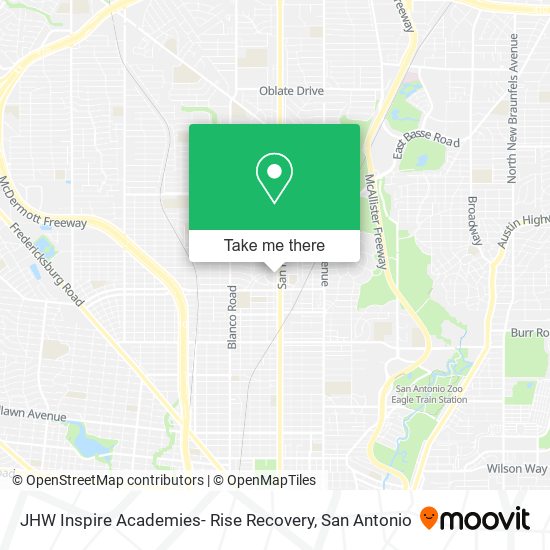 JHW Inspire Academies- Rise Recovery map