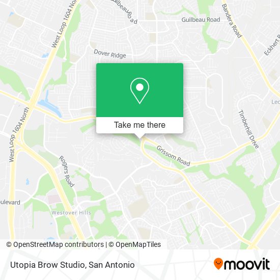 Utopia Brow Studio map