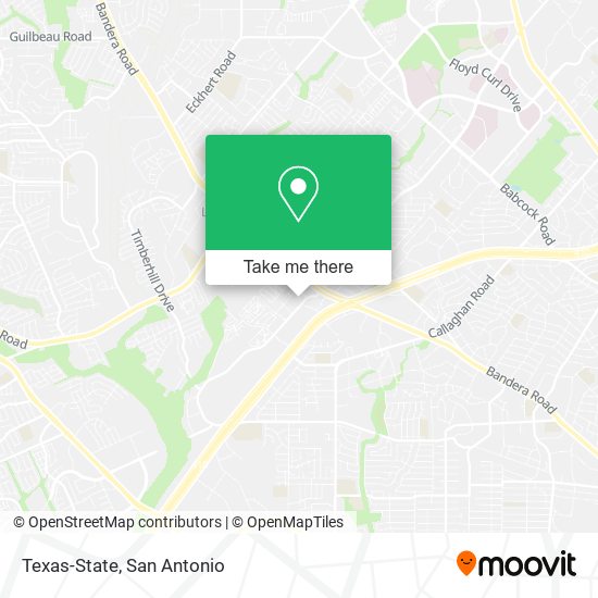 Mapa de Texas-State