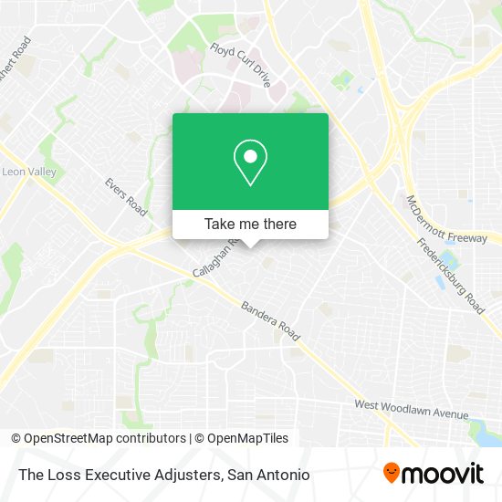 The Loss Executive Adjusters map