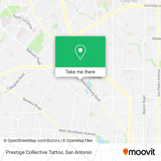 Prestige Collective Tattoo map