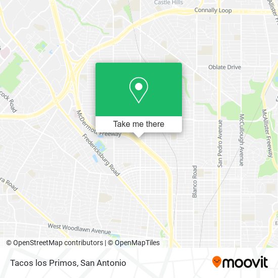 Tacos los Primos map