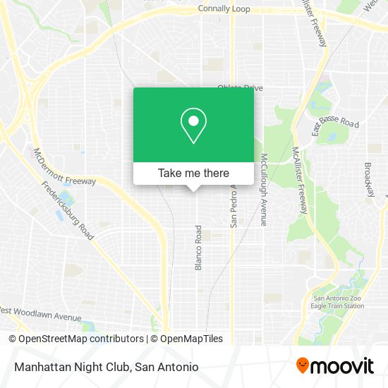Mapa de Manhattan Night Club