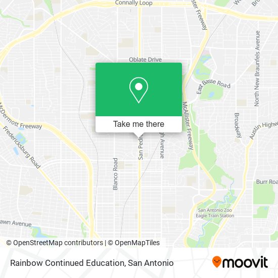 Rainbow Continued Education map