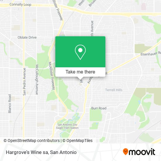 Hargrove's Wine sa map