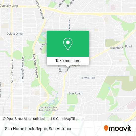 Mapa de San Home Lock Repair