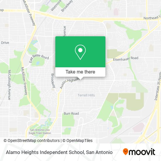 Mapa de Alamo Heights Independent School
