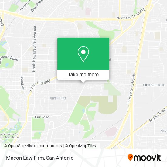 Macon Law Firm map