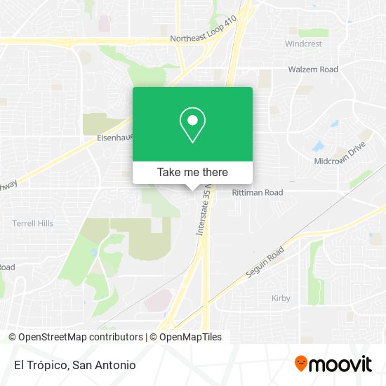 El Trópico map