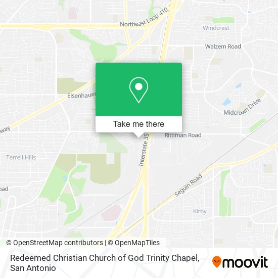 Redeemed Christian Church of God Trinity Chapel map