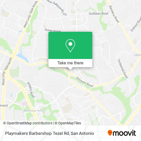 Mapa de Playmakers Barbershop Tezel Rd