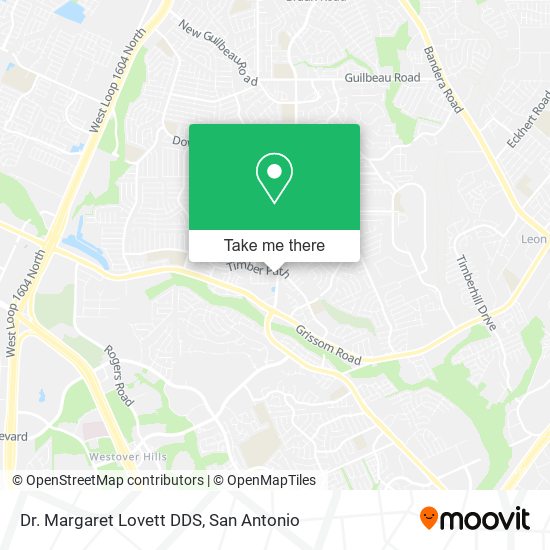 Mapa de Dr. Margaret Lovett DDS