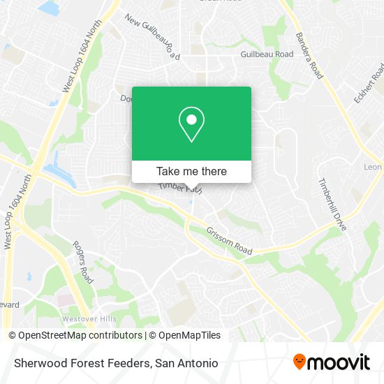 Sherwood Forest Feeders map