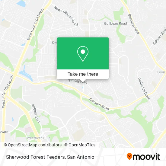 Sherwood Forest Feeders map