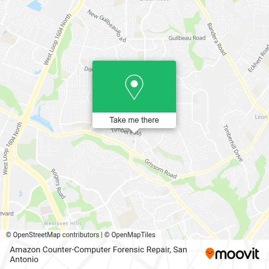 Amazon Counter-Computer Forensic Repair map