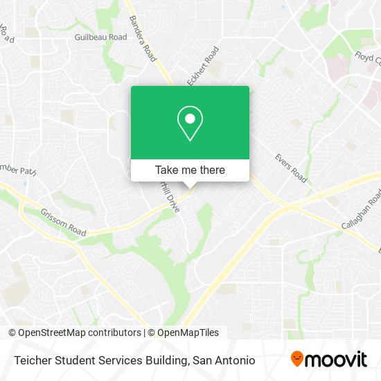 Mapa de Teicher Student Services Building