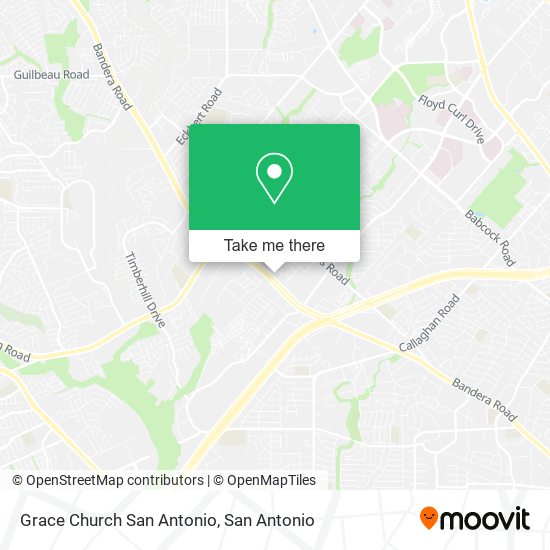 Grace Church San Antonio map