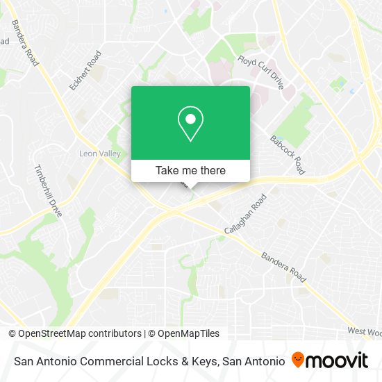 Mapa de San Antonio Commercial Locks & Keys