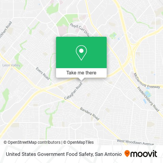 Mapa de United States Government Food Safety
