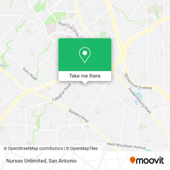 Nurses Unlimited map