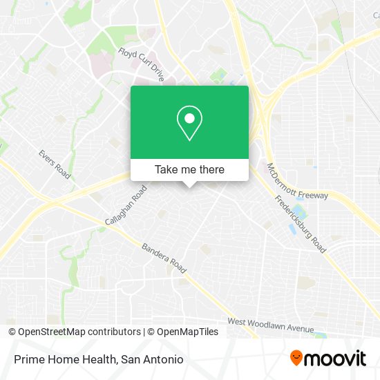 Prime Home Health map