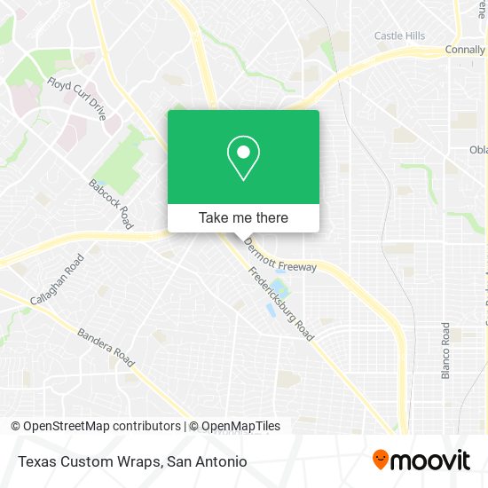 Mapa de Texas Custom Wraps
