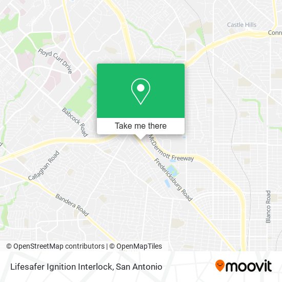 Mapa de Lifesafer Ignition Interlock