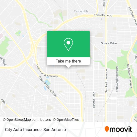 City Auto Insurance map