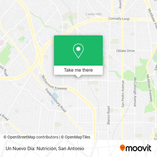 Un Nuevo Dia: Nutrición map