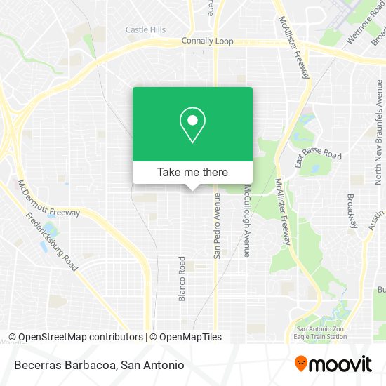 Becerras Barbacoa map