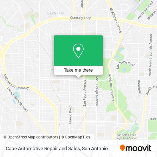 Mapa de Cabe Automotive Repair and Sales