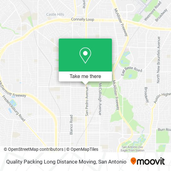 Mapa de Quality Packing Long Distance Moving