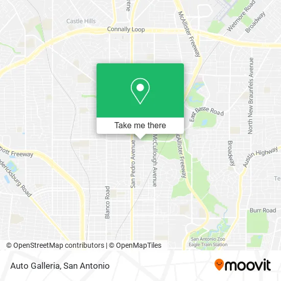 Auto Galleria map