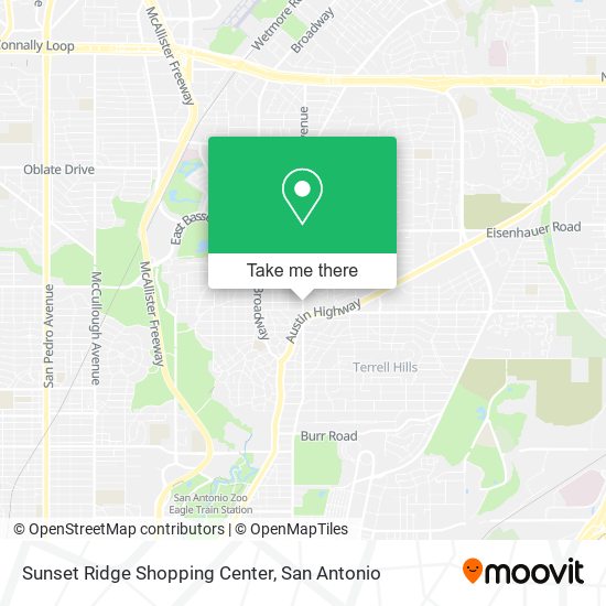 Sunset Ridge Shopping Center map
