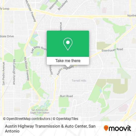 Austin Highway Transmission & Auto Center map