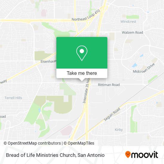Bread of Life Ministries Church map