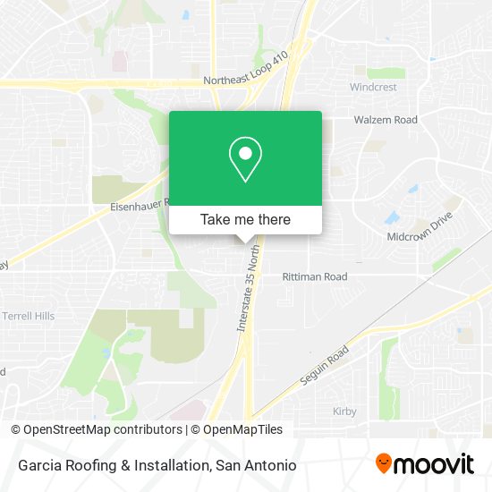 Garcia Roofing & Installation map