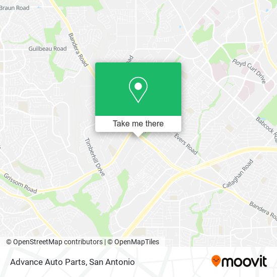 Advance Auto Parts map