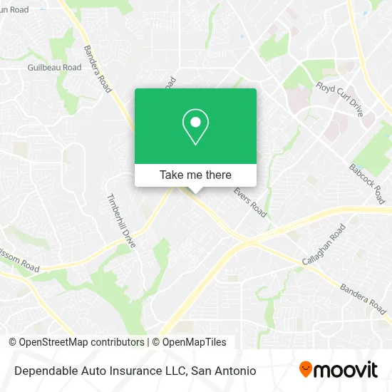 Dependable Auto Insurance LLC map